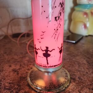 Pink Ballet Silhouette Lamp